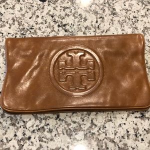 Tory Burch Clutch - Brown Leather